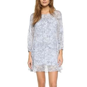 Joie Achroite Paisley 100% Silk Dress sz Small